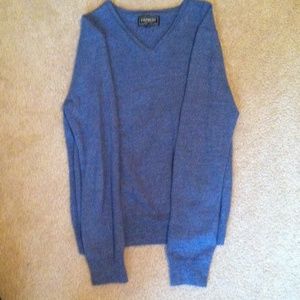 Light blue wool sweater