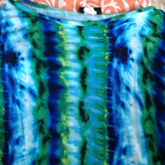 Tie die one shoulder crop top - Picture 2 of 2
