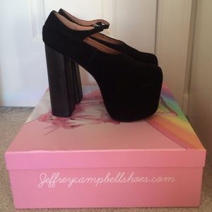 Jeffrey Campbell Mega Mary Jane Platform Size 8