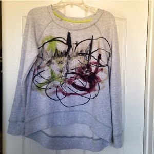 FOR Courtneymgroth-Splatter paint sweater & polish