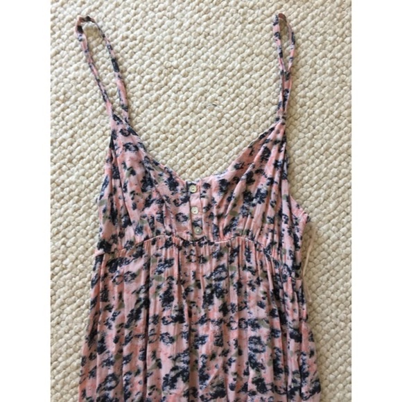 Pink and blue  summer maxi dress Irene's story