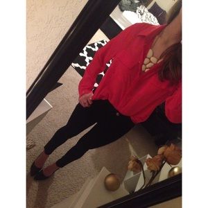 Watermelon chiffon top