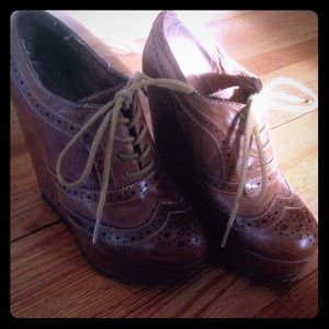 Aldo wedge oxfords