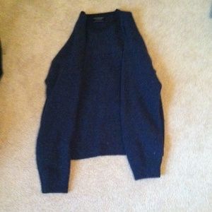 Black wool sweater