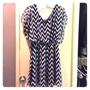 Chevron dress. Brand: Buttons