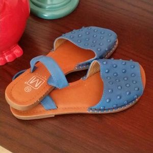Maker's royal blue spikes sandals.  Size 6.5