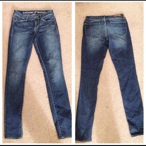Article of Society Acid Wash Skinny Jean