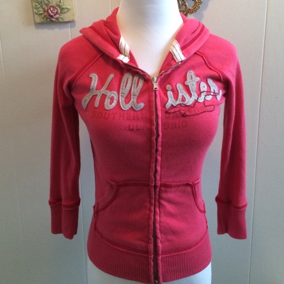 ❗️SOLD❗️Hollister Zip Up Hoody - Picture 3 of 3