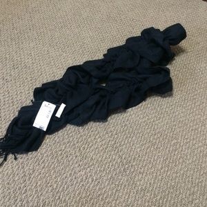 Black slinky scarf