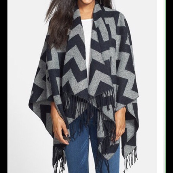 Chevron Poncho