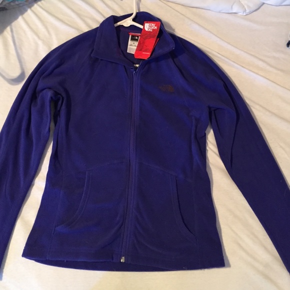 Small Indigo North Face fleece jacket