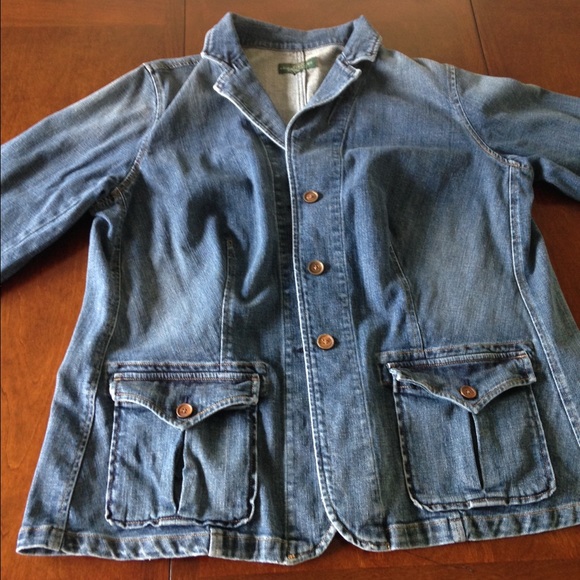 Ralph Lauren Plus Denim Blazer Jacket