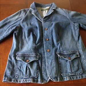 Ralph Lauren Plus Denim Blazer Jacket