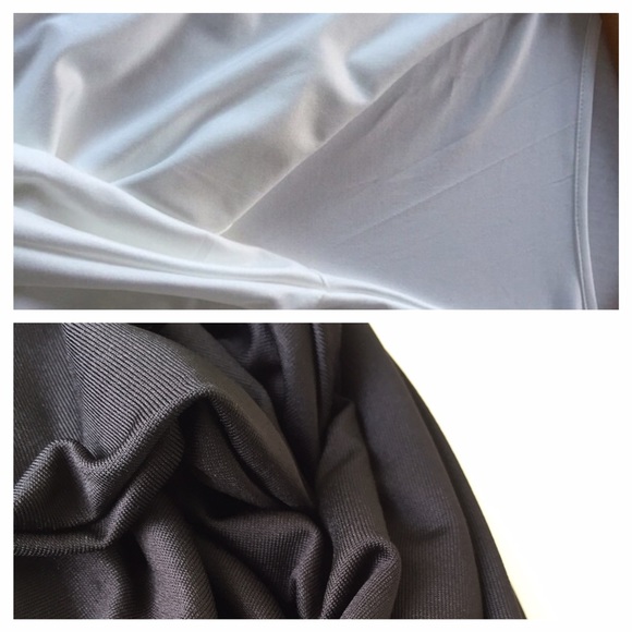 Draping Top -Available in 2colors: Black and White - Picture 4 of 4