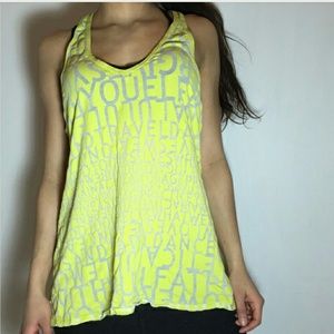 Lululemon Neon Racerback Tank