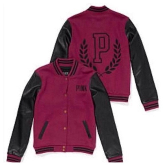 VICTORIAS SECRET PINK NWT VARSITY JACKET