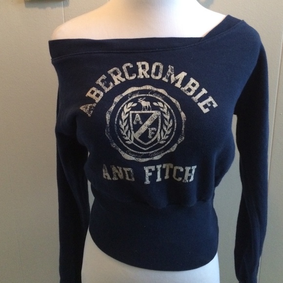 🌸Navy Blue Abercrombie and Fitch sweatshirt
