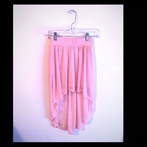 Soft Pink Hi- Low Skirt Size S