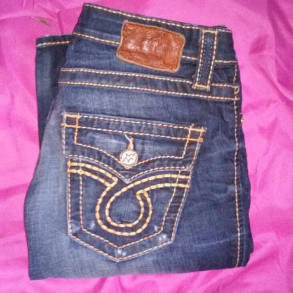 Big Star "Liv" Dark Wash Flare Jeans