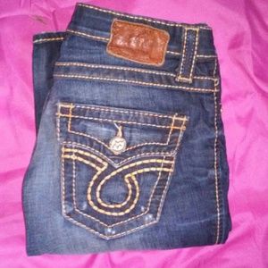 Big Star "Liv" Dark Wash Flare Jeans