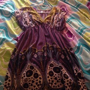 Colorful shirt dress