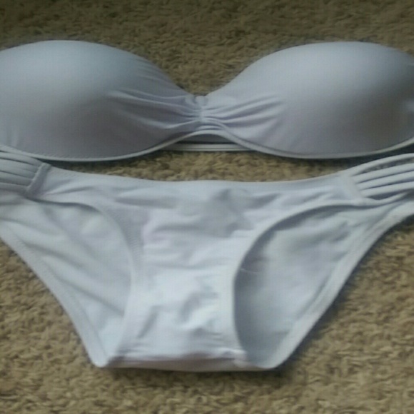 White bikini set