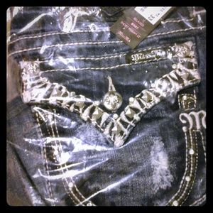 Miss me jeans size 33w 32 L beautiful boot cut