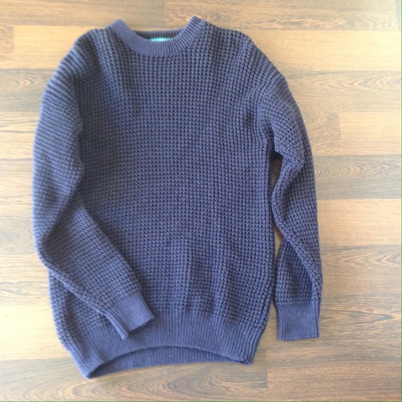 Blue oversized sweater
