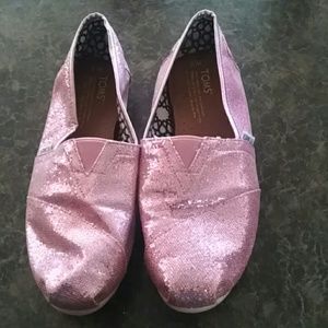 TOMS Sparkly Pink