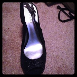 Guess black heels