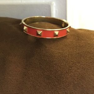 Adorable Coral Gold Studded Bracelet