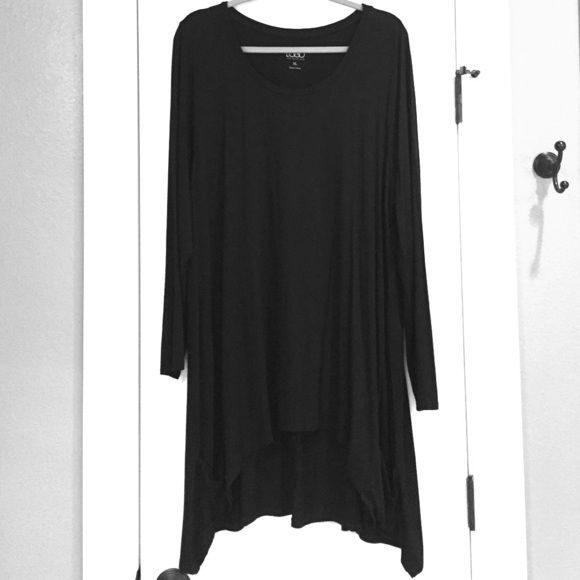 LOGO by Lori Goldstein Black Tunic