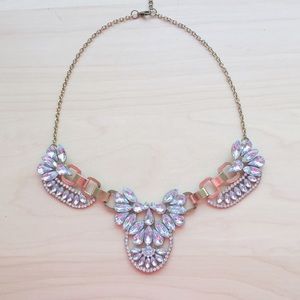 Crystal statement necklace