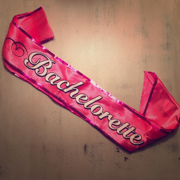 Bachelorette sash
