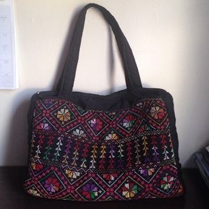 REDUCED!!!: Palestinian Thobe Zipper Tote