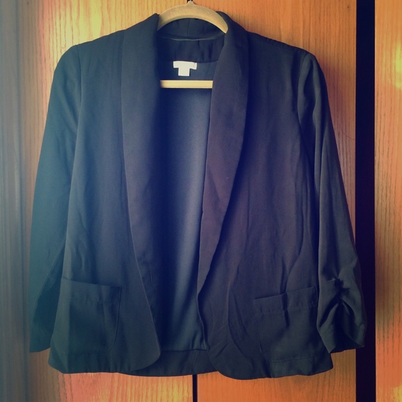 Small black/Dk grey blazer