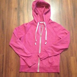 Pink zip up hoodie
