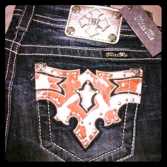 Miss me jeans size 28 wild pocket boot cut