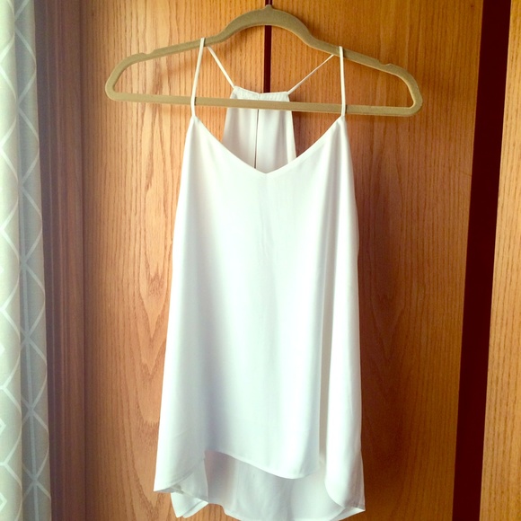 Express White/White long tank