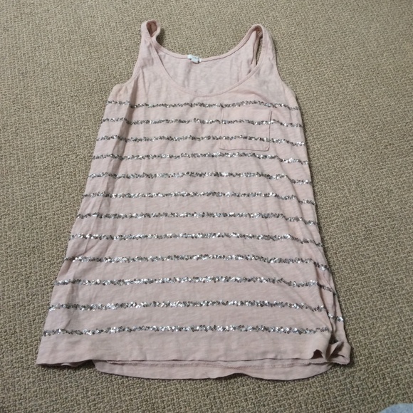 jcrew sequined tank top - Picture 1 of 1
