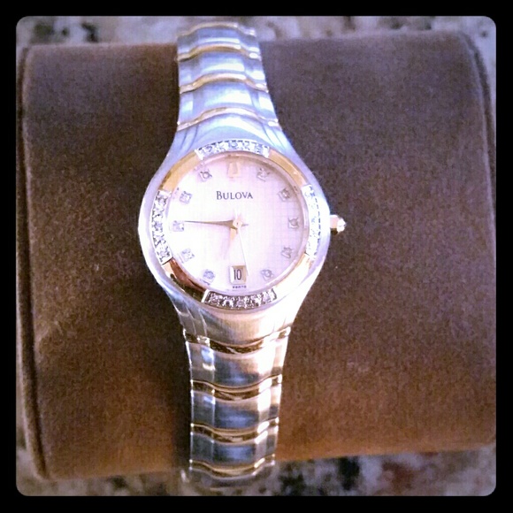 Women's Bulova Diamond Watch - Picture 1 of 1