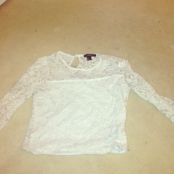 lace crop top