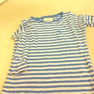long sleeve Blue stripe Abercrombie & Fitch shirt