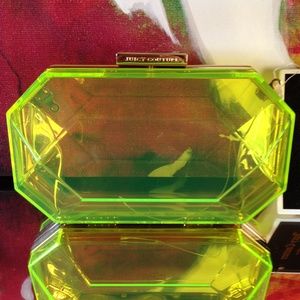 🎀SOLD🎀Juicy Couture Miniaudiere Clear Yellow