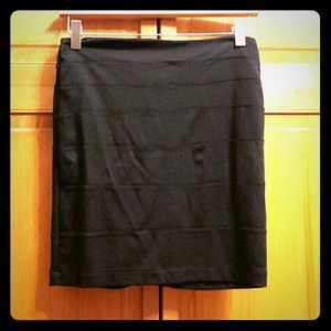 Charlotte Russe black cotton skirt