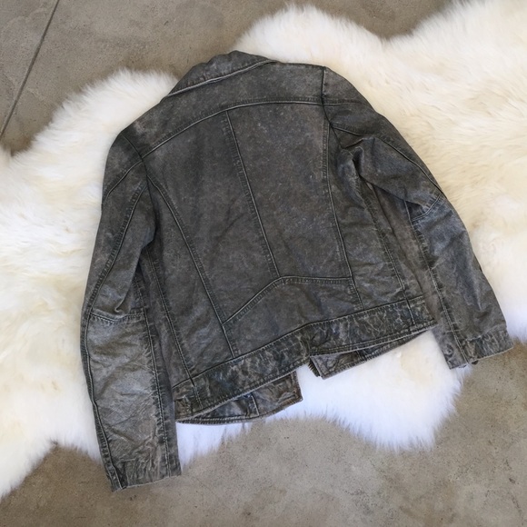 doma | green moto biker jacket - Picture 2 of 4