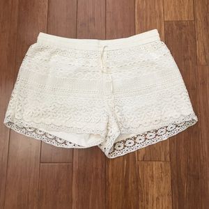 Francesca's crochet shorts