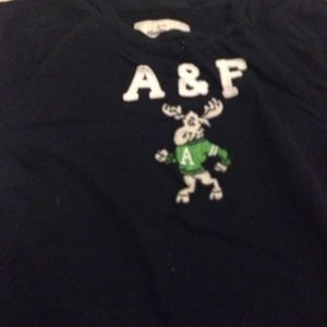 navy Abercrombie and Fitch shirt