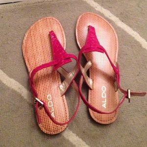 Pink sandals