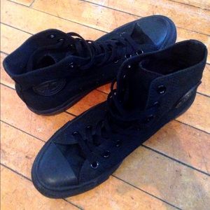 Black Hightop Womens Converse